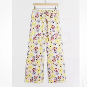 Maeve Anthropologie Wide Leg Aliana Pants in Island